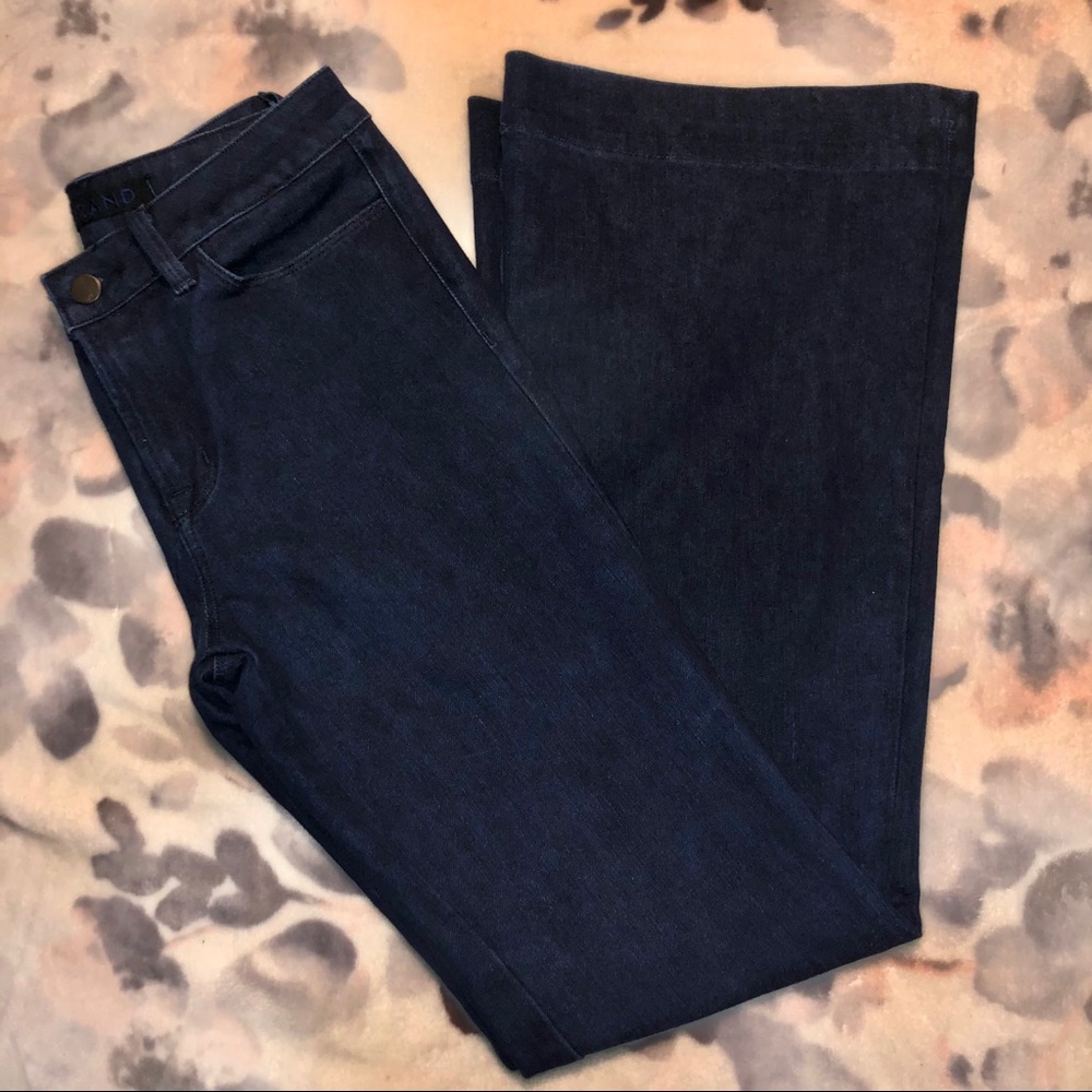 dark wash flare jeans
